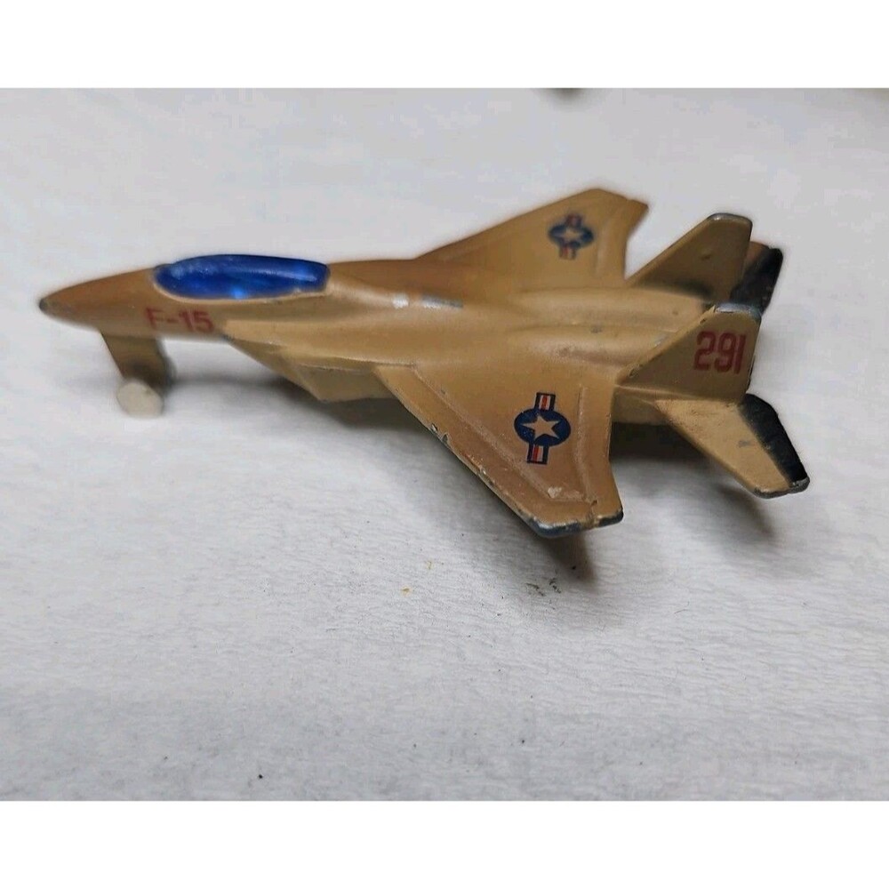 Small No 614 - 619 Metal Diecast F-15 291 Collectible Jet Fighter Aircraft